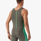 Men’s Rowing Unisuit – Standard Fit – Green – Performance Lycra All-in-One