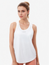 Women’s Summer Training Tank – Ribbed Fit – White – Lightweight & Breathable