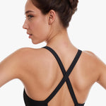 Pontoon Workout No Bounce Bra providing sleek support and minimalist style for activewear, designed for high-performance workouts.
