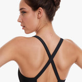 Pontoon Workout No Bounce Bra providing sleek support and minimalist style for activewear, designed for high-performance workouts.