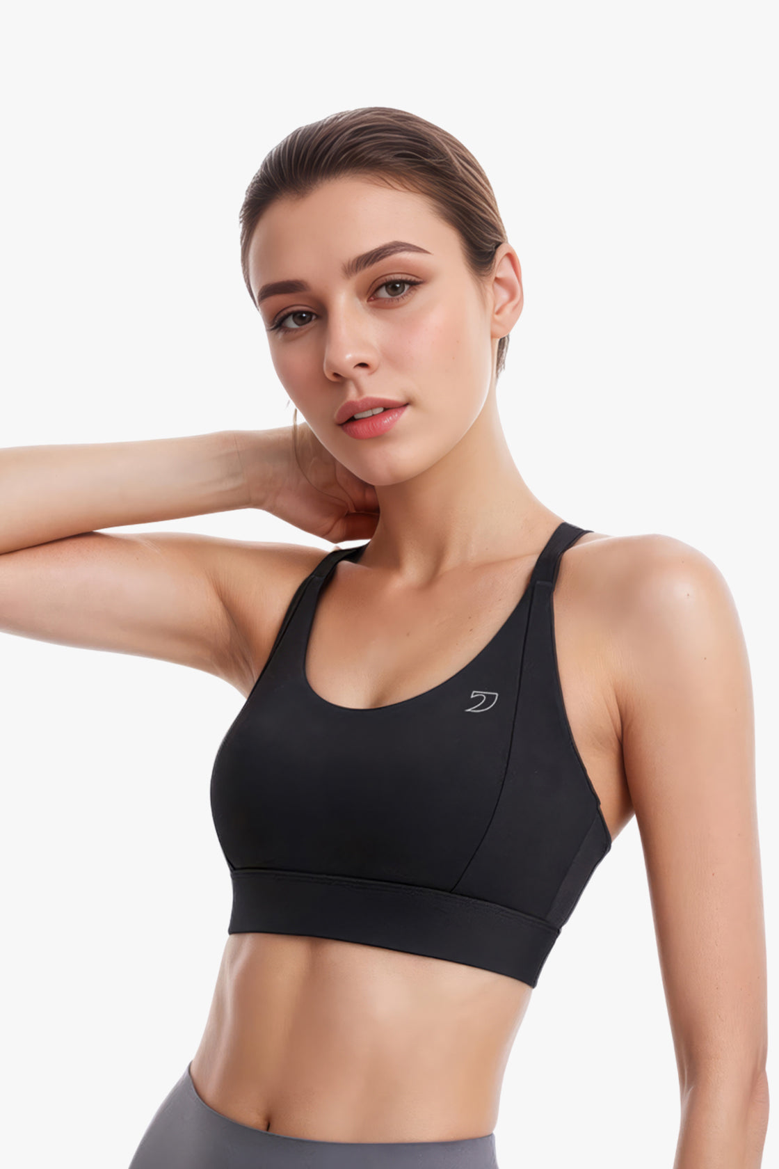 Pontoon Workout No Bounce Bra providing sleek support and minimalist style for activewear, designed for high-performance workouts.
