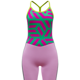 Strappy Rowing Suit with Side Stripe - Swift Stroke (5 items)