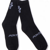 Black Crew Sock