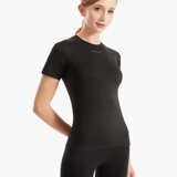 Ladies SolarShield UVTee Short Sleeve (Black)