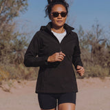 Women’s Rowing Spray Jacket – SprayShield Pro – Black Lightweight Water-Resistant Outerwear