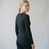 Women’s Rowing Baselayer UV Tee – Long Sleeve – SolarShield - Black