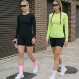 Women’s Rowing Baselayer UV Tee – Long Sleeve – SolarShield - Black