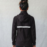 Women’s Rowing Spray Jacket – SprayShield Pro – Black Lightweight Water-Resistant Outerwear