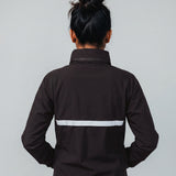 Women’s Rowing Spray Jacket – SprayShield Pro – Black Lightweight Water-Resistant Outerwear