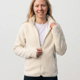 Ladies Sherpa Jacket - Cream