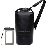 Pontoon 10L Waterproof Dry Pack — Black