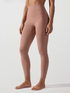 Women's High Waisted Leggings, Dusky Pink