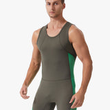 Men’s Rowing Unisuit – Standard Fit – Green – Performance Lycra All-in-One
