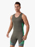 Men’s Rowing Unisuit – Standard Fit – Green – Performance Lycra All-in-One