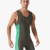 Men’s Rowing Unisuit – Standard Fit – Green – Performance Lycra All-in-One