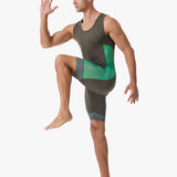 Men’s Rowing Unisuit – Standard Fit – Green – Performance Lycra All-in-One