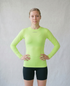 Women’s Rowing Baselayer UV Tee – Long Sleeve – SolarShield - High Viz