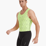 Dynamic side view of the HighViz Men’s Reflective Rowing Suit, featuring silicone-infused cuffs, reflective material, and an athletic fit ideal for rowers.