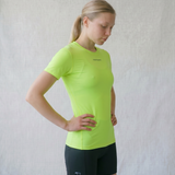 Women’s Rowing Baselayer UV Tee – Short Sleeve – SolarShield (High Viz)