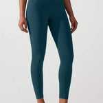 Women’s High Waisted Leggings, Marine
