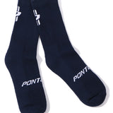 Navy Crew Sock