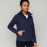 Women’s Rowing Spray Jacket – SprayShield Pro – Navy Lightweight Water-Resistant Outerwear