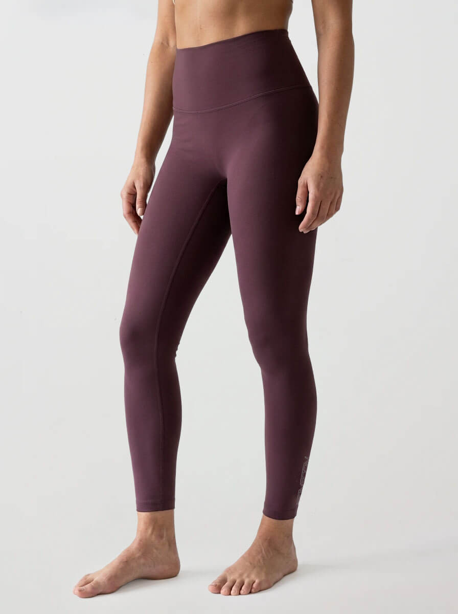 Women’s High Waisted Leggings, Plum