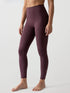Women's High Waisted Leggings, Plum