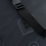 Side strap of the waterproof bag. Close-up of the strap showing the '35L' marking and attachment point detail.