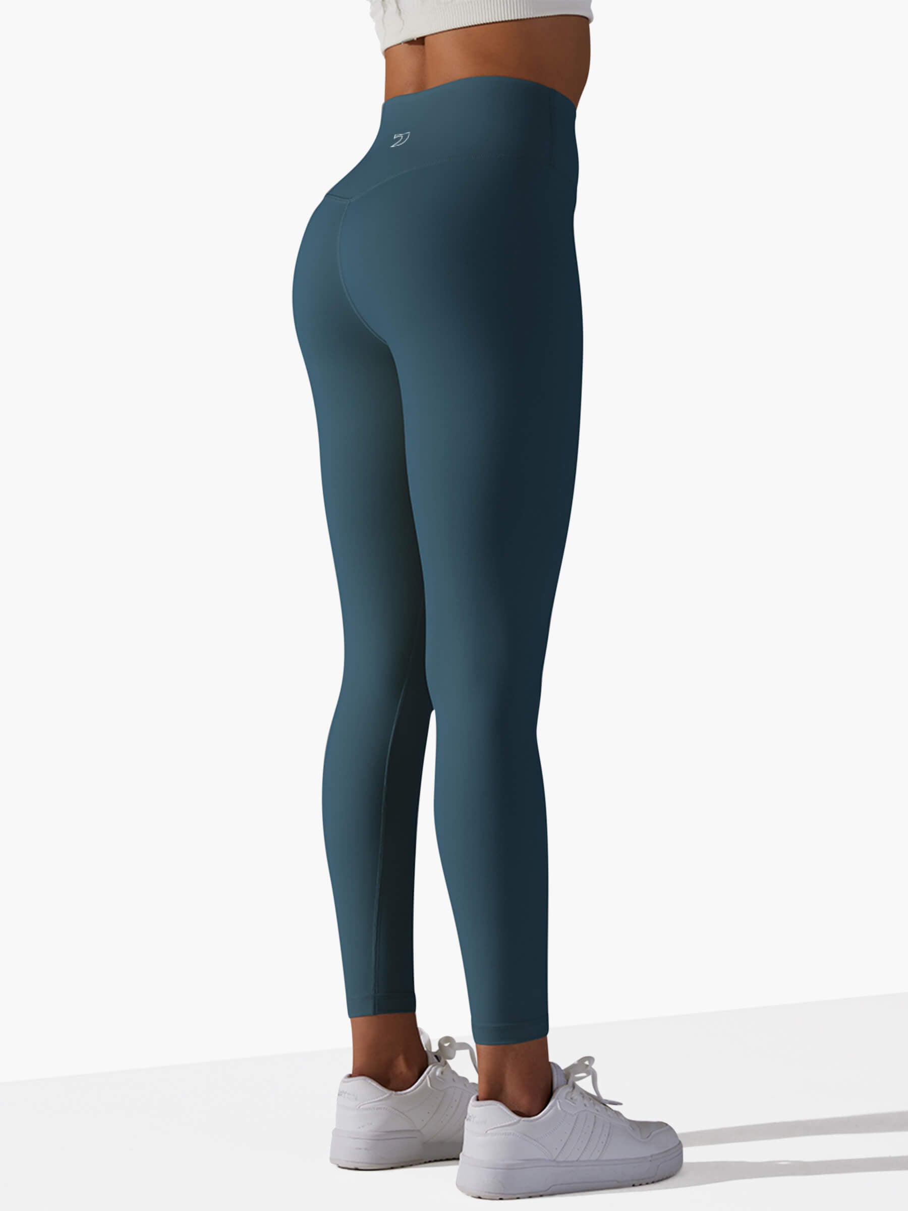 Freestyle High Waisted Leggings (Teal)