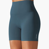 Freestyle High Waisted Shorts (Teal)