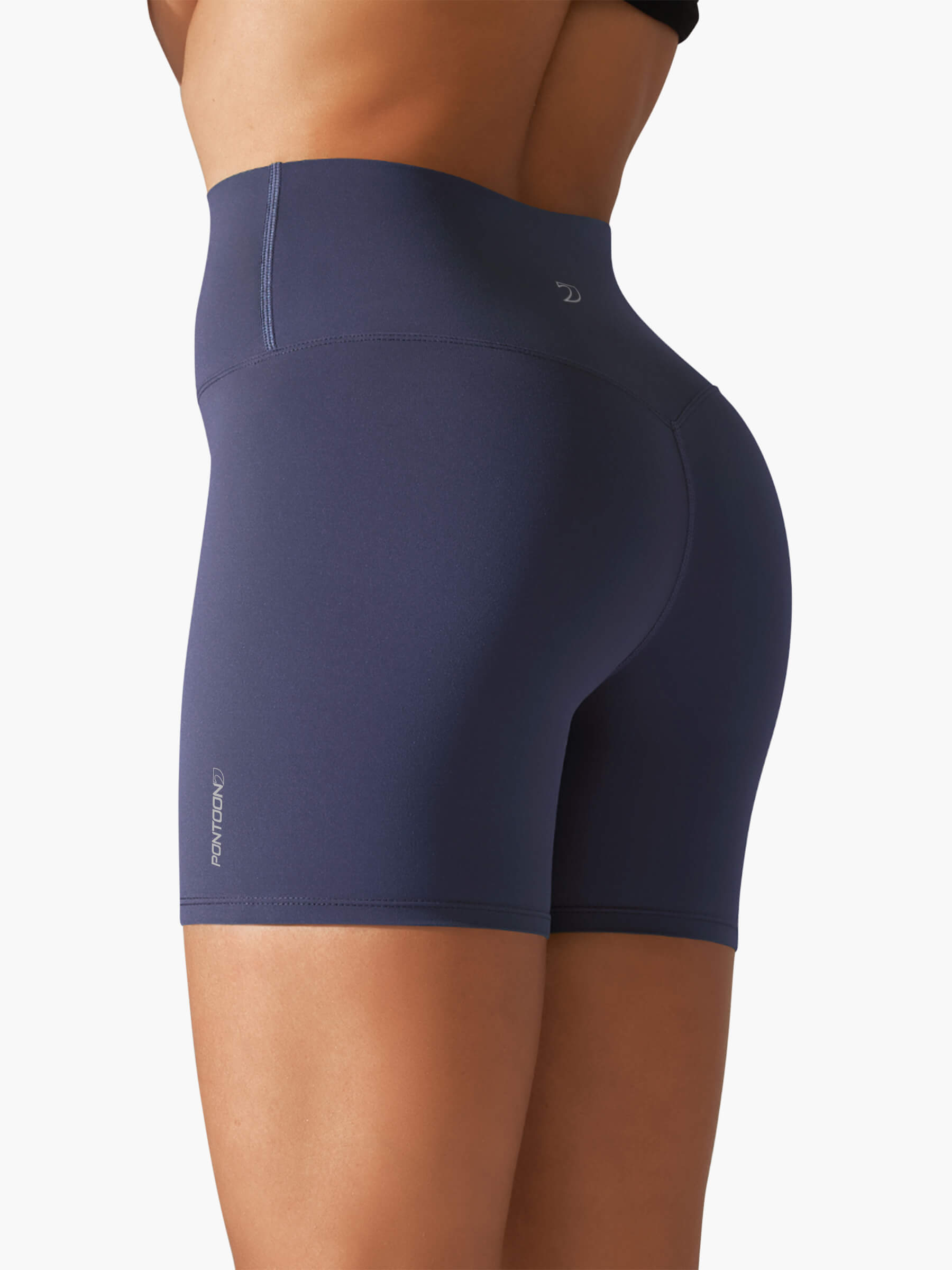 Freestyle High Waisted Shorts (Purple)