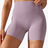 Freestyle High Waisted Shorts (Lilac)