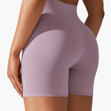 Freestyle High Waisted Shorts (Lilac)