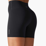Freestyle High Waisted Shorts (Black)