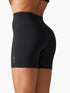 Freestyle High Waisted Shorts (Black)