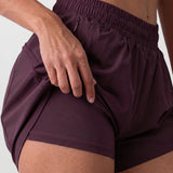 Fusion Ladies Training Shorts (Burgundy)