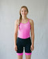 Hot Pink Strappy Rowing Unisuit