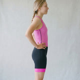 Hot Pink Strappy Rowing Unisuit