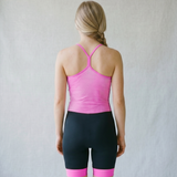 Hot Pink Strappy Rowing Unisuit