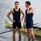Men’s Rowing Unisuit – Standard Fit – Black – Performance Lycra All-in-One