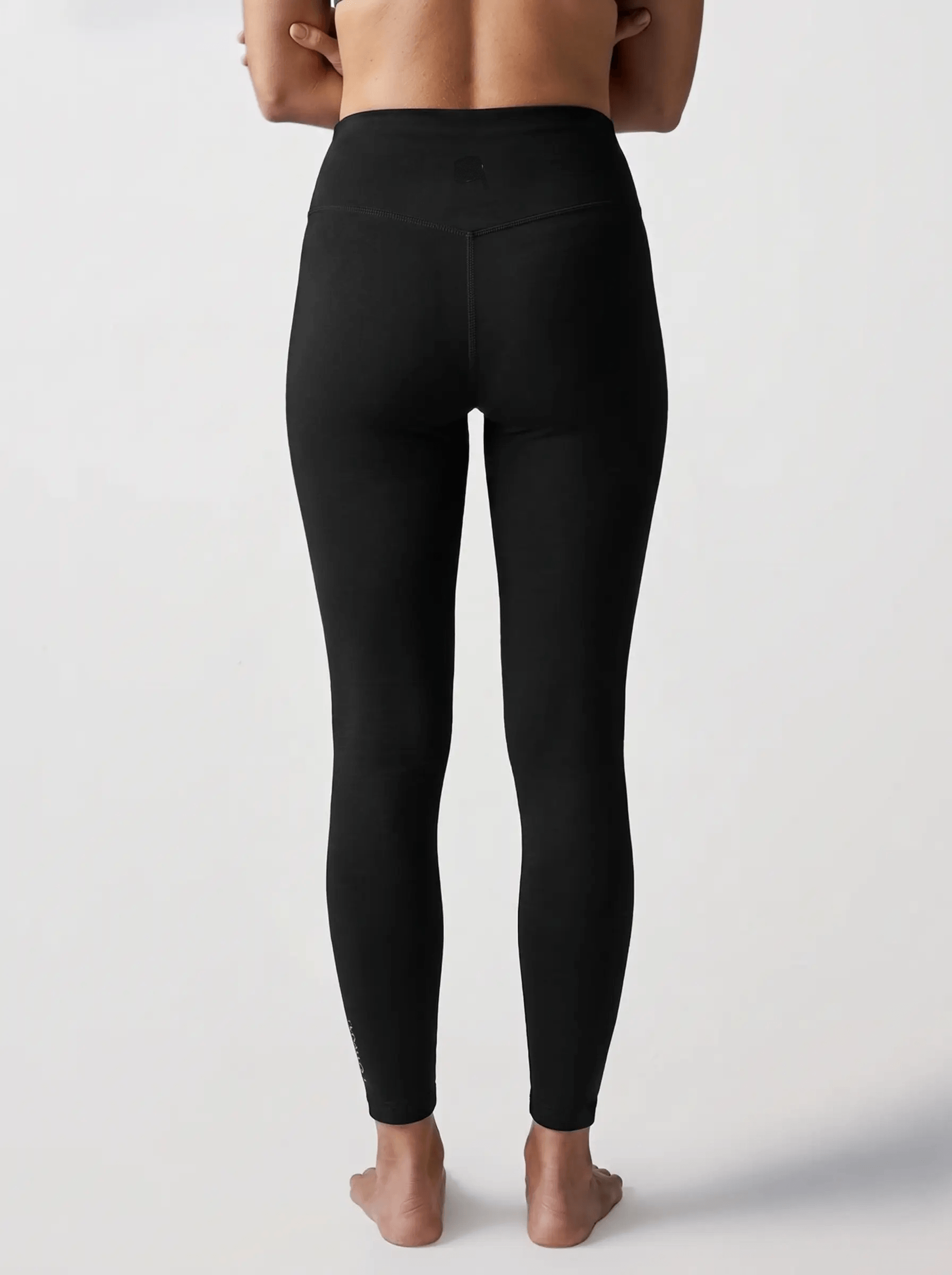 Women’s High Waisted Leggings, Black, view 3