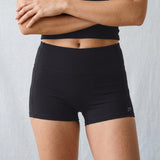 Freestyle High Waisted Shorts (Black)