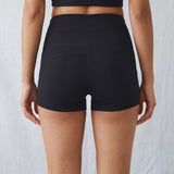 Freestyle High Waisted Shorts (Black)