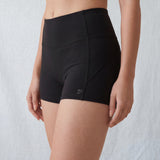 Freestyle High Waisted Shorts (Black)