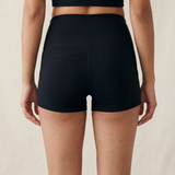 Freestyle High Waisted Shorts (Black)