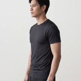 Men’s Rowing Baselayer Tee – Short Sleeve – SolarShield – Black UV Top