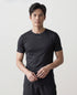 Men’s Rowing Baselayer Tee – Short Sleeve – SolarShield – Black UV Top
