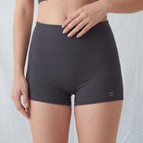 Freestyle High Waisted Shorts (Charcoal)