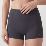 Freestyle High Waisted Shorts (Charcoal)